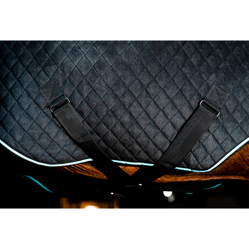 Horseware Autumn Cooler - Black/Aqua/Silver-9